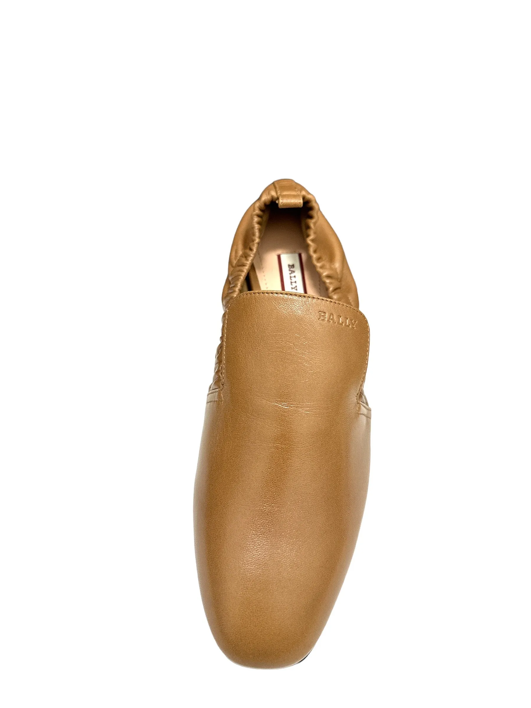 Bally Becca Ladies Cowboy Plain Leather Flats US 8.5