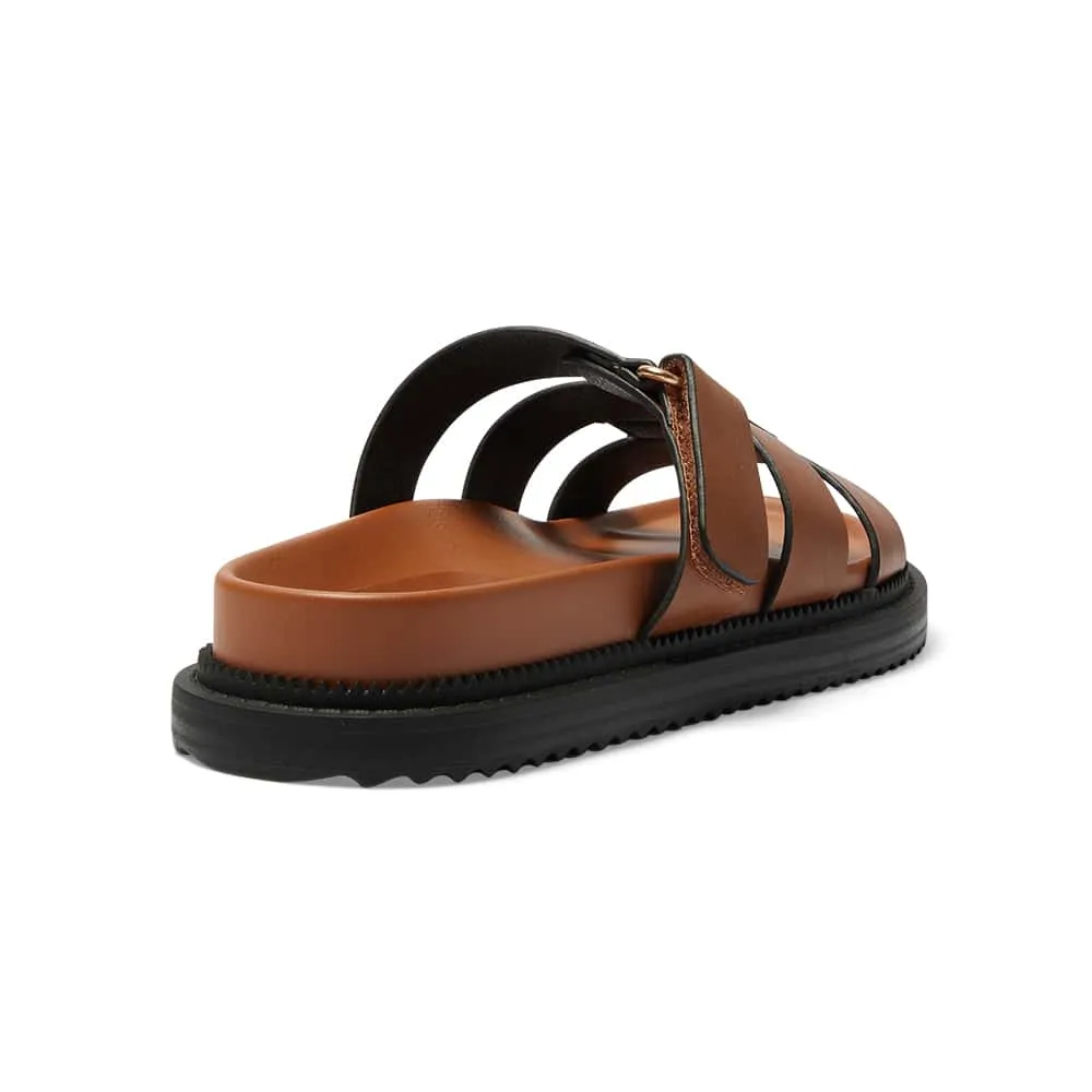 Balmoral Sandal in Tan Smooth