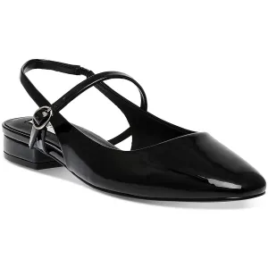 Baskin Womens Solid Man Made Slingbacks