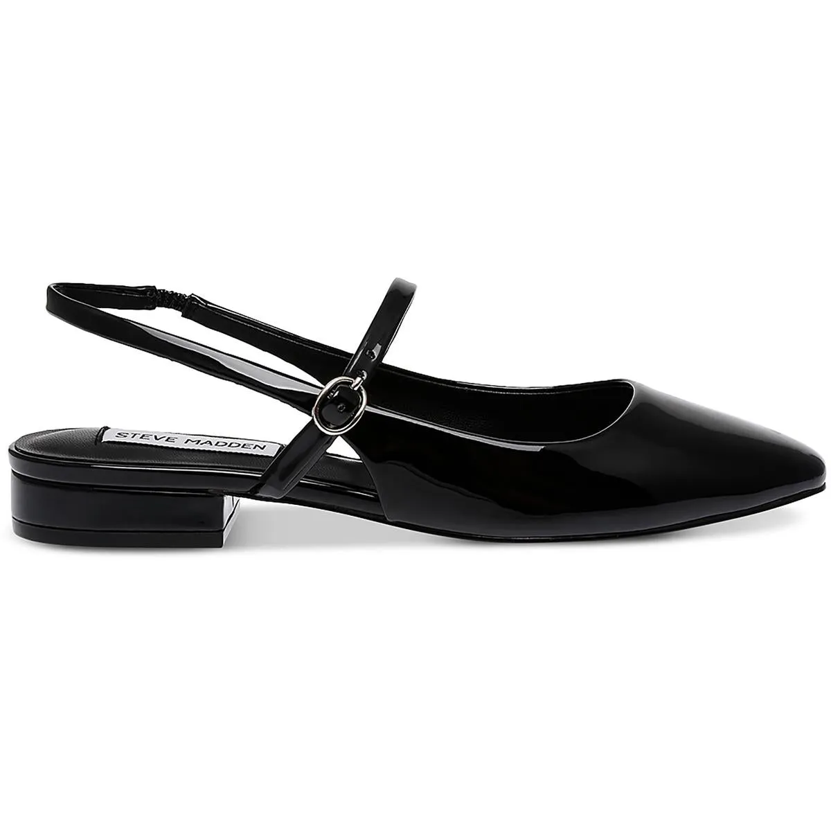 Baskin Womens Solid Man Made Slingbacks