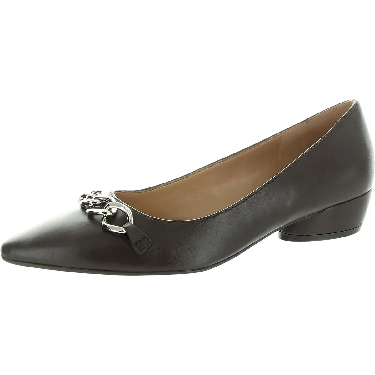 Becca Womens Perforated Suede Ballet Flats
