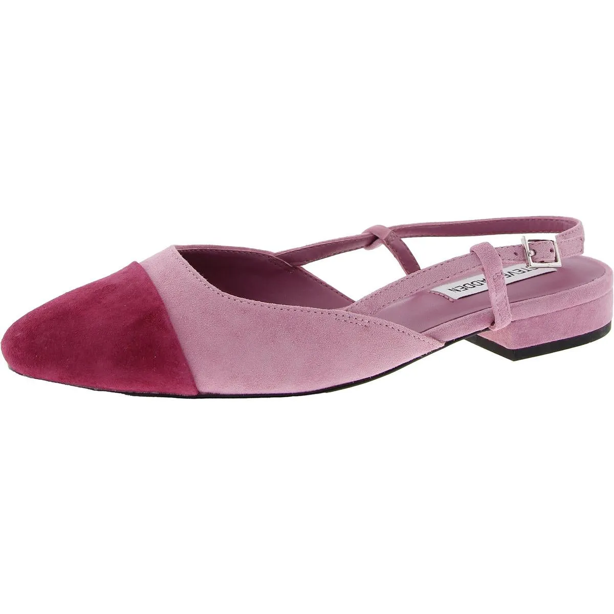 Belinda Womens Metallic Flat Slingbacks