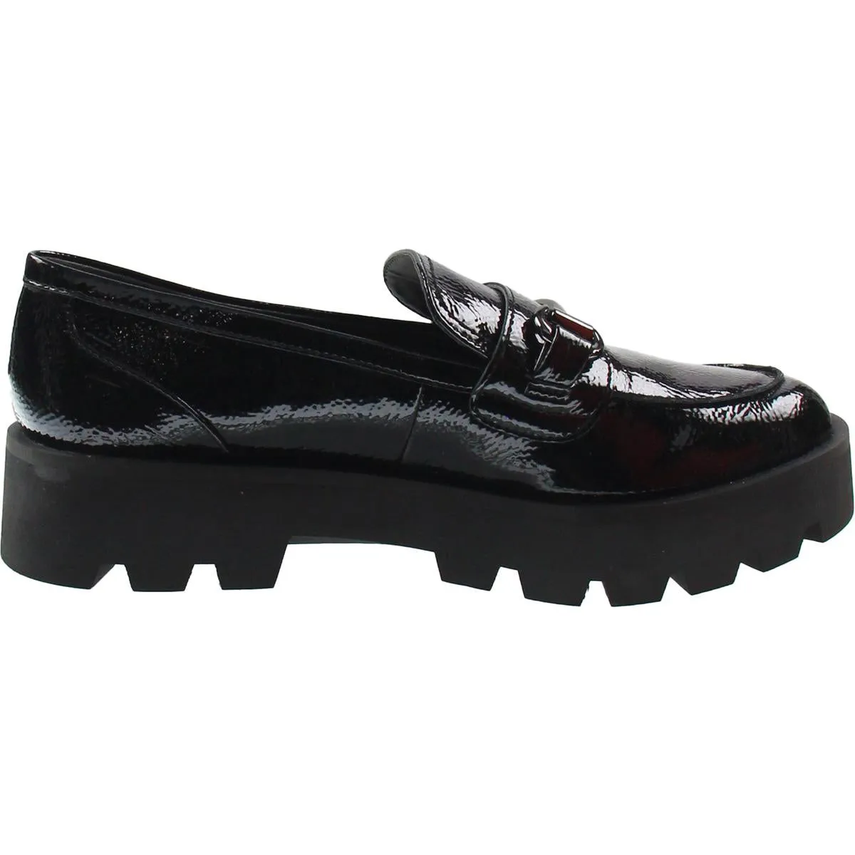 Bergamot Womens Padded Insole Patent Loafers