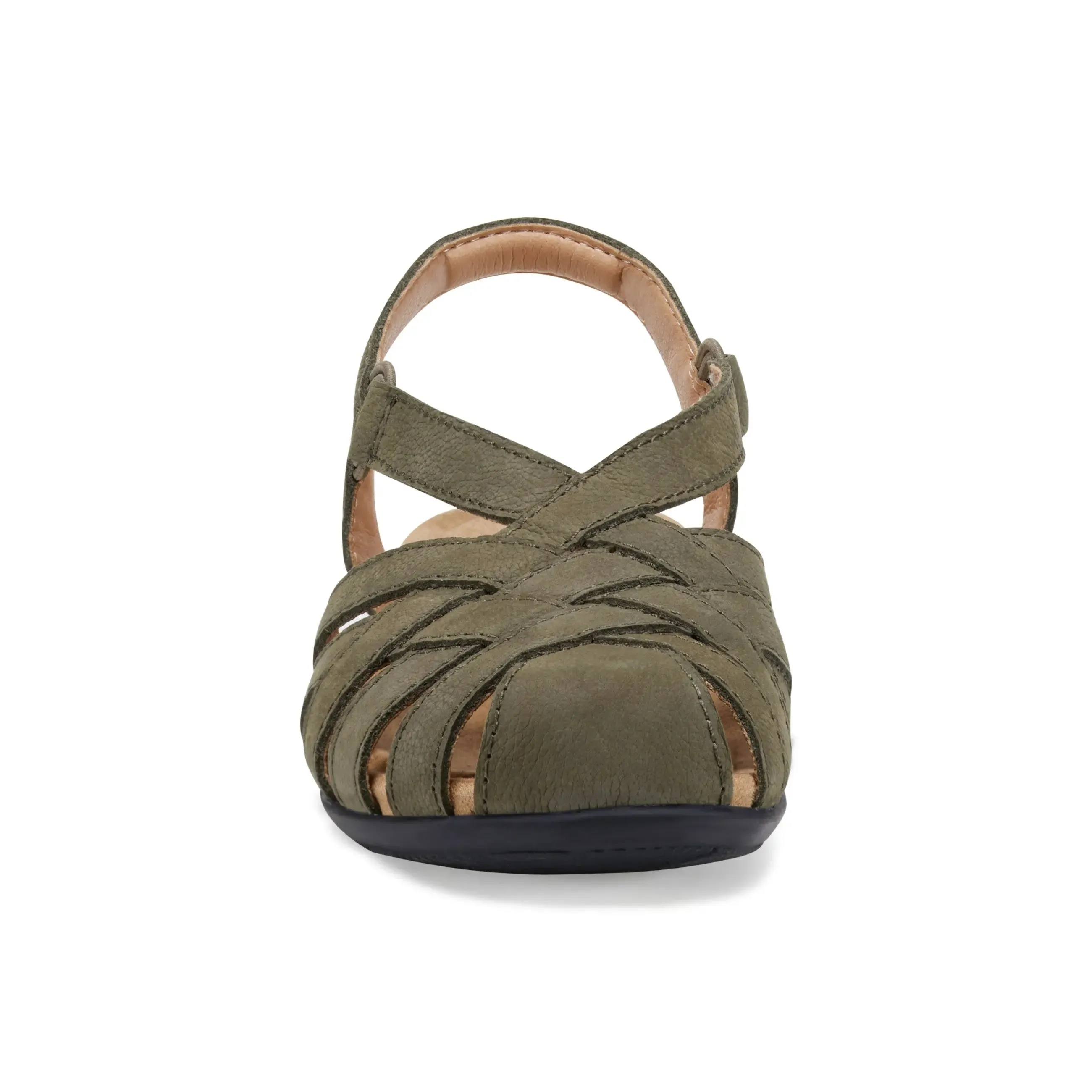 Berri Woven Casual Round Toe Slip-on Sandals