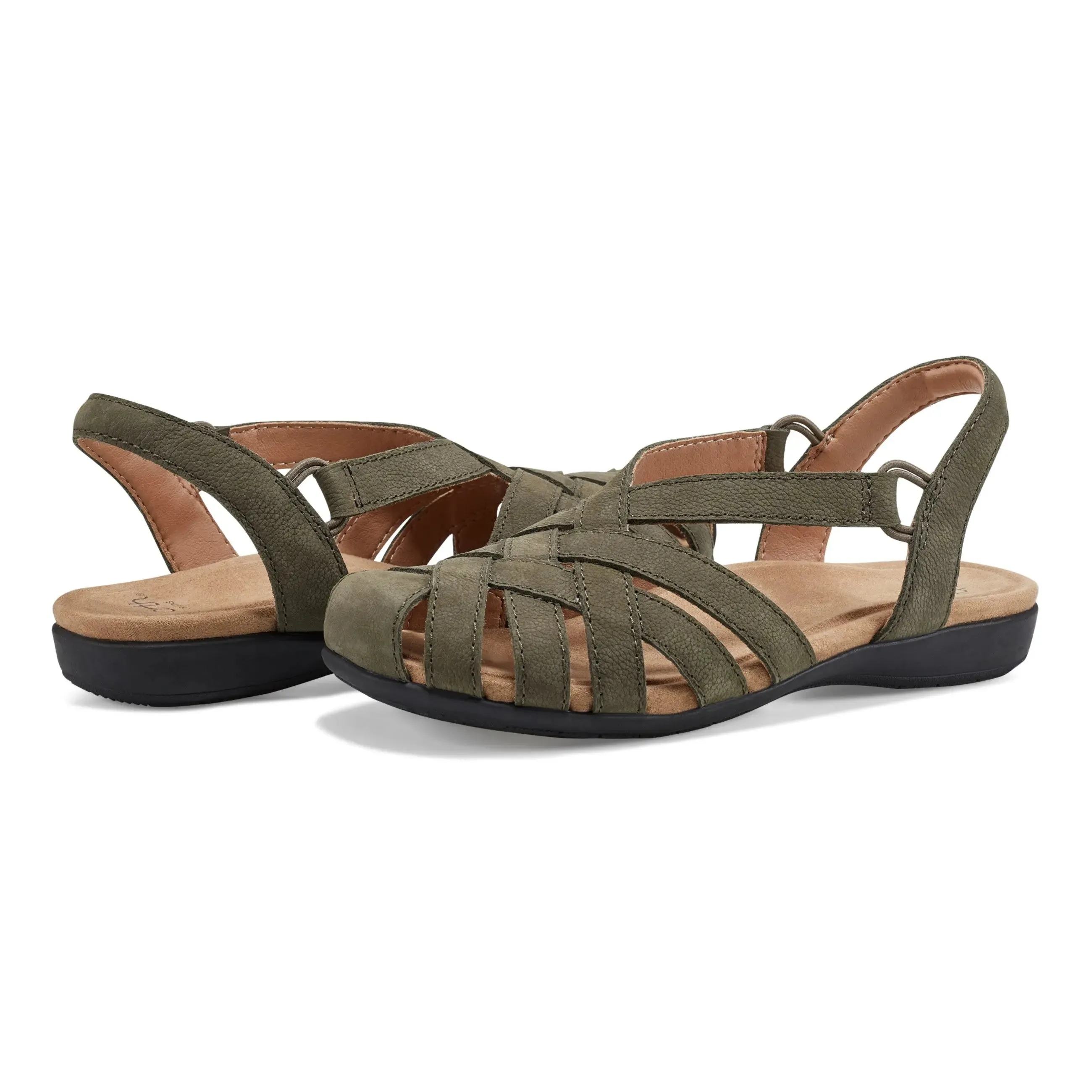Berri Woven Casual Round Toe Slip-on Sandals