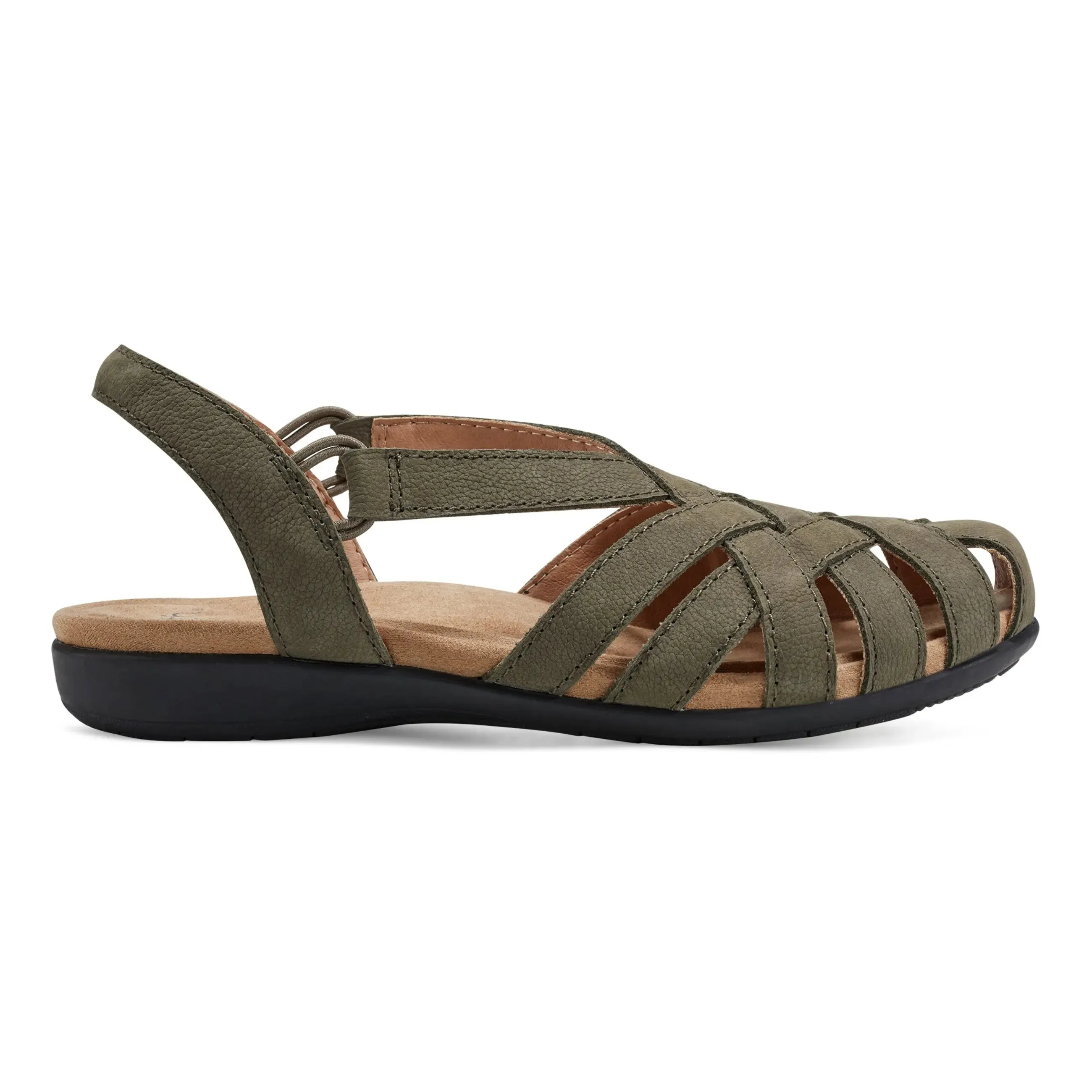 Berri Woven Casual Round Toe Slip-on Sandals