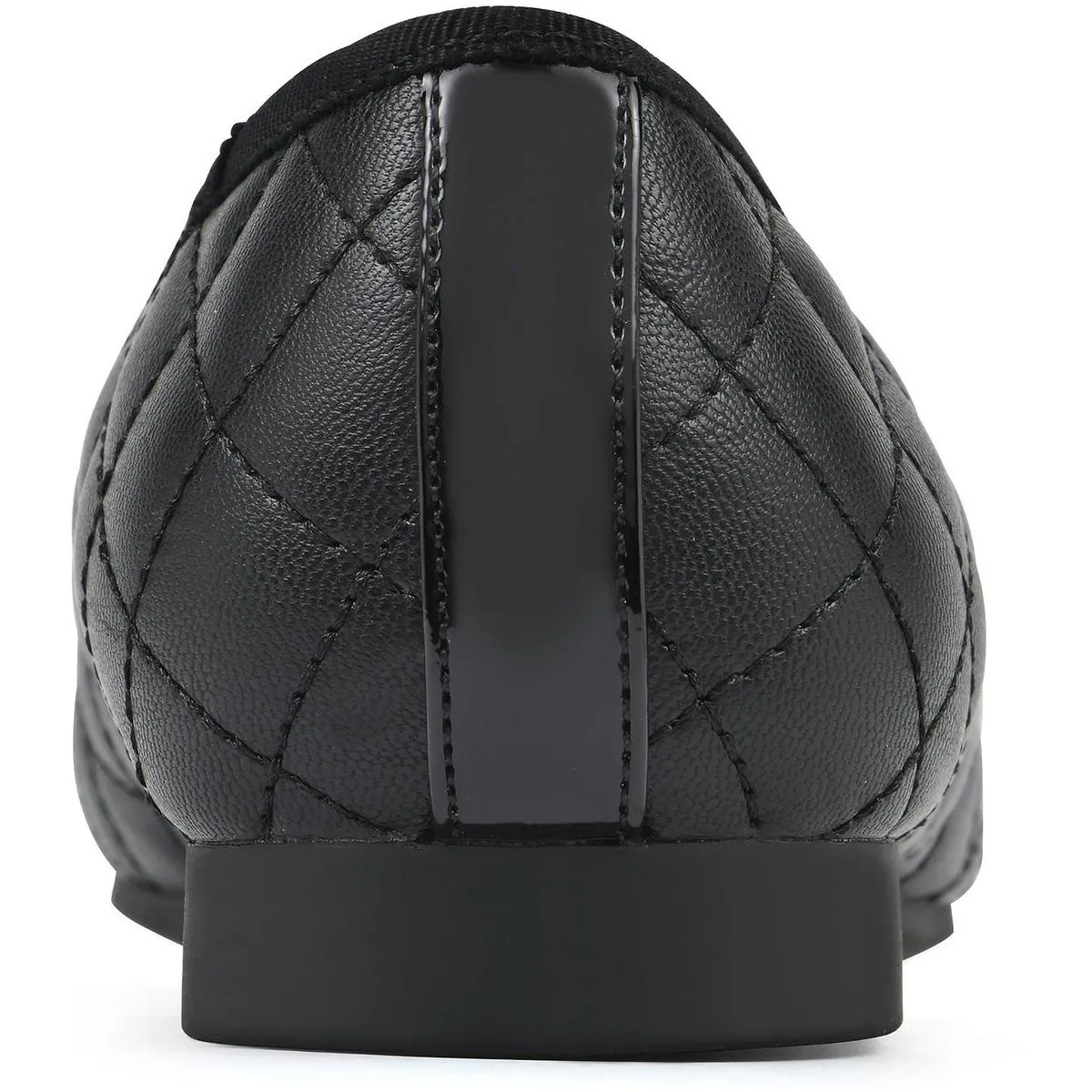 Besima Womens Quilted Faux Leather Ballet Flats