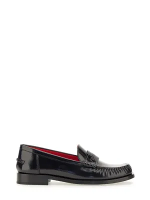 Black Leather Loafers