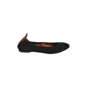 Black Suede Ballet Flats