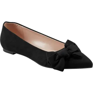 BNSOPHY2 Womens Bow Manmade Flat Shoes
