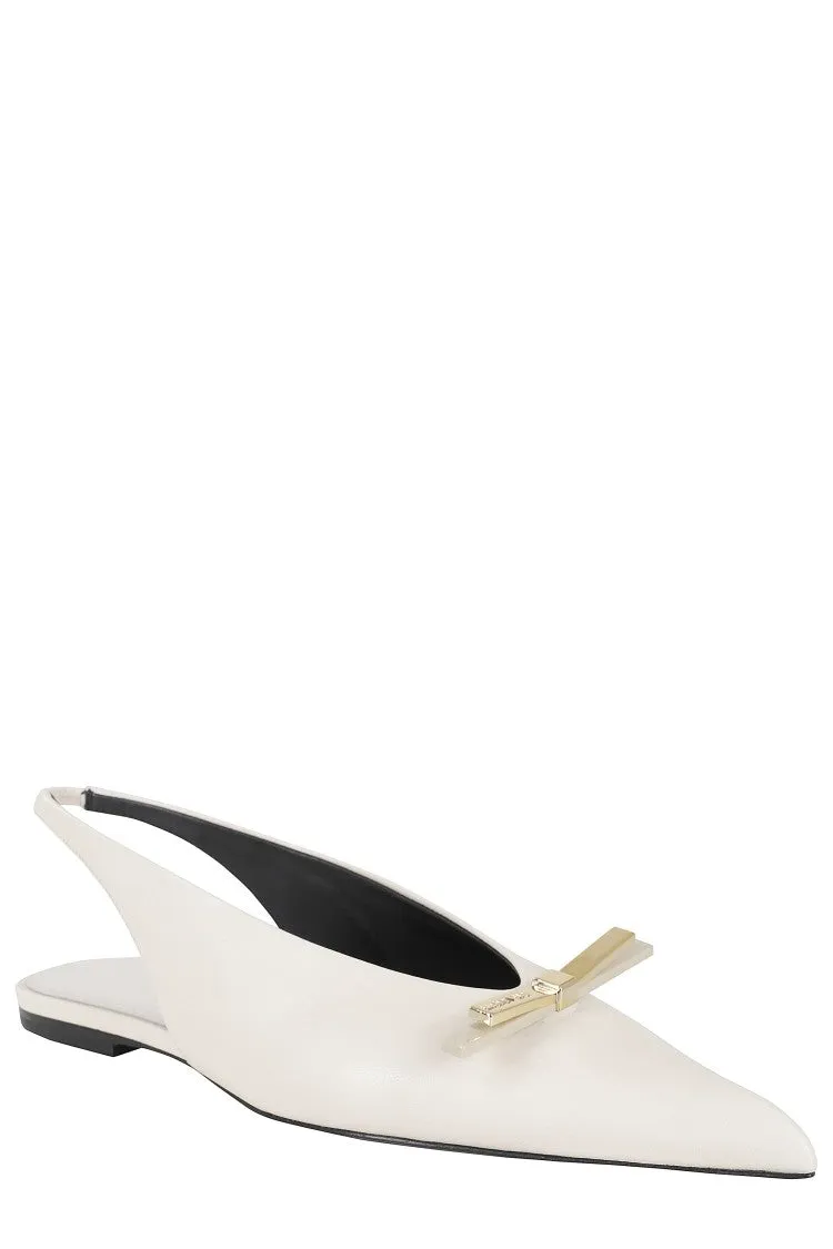 Bow Flat Slingback