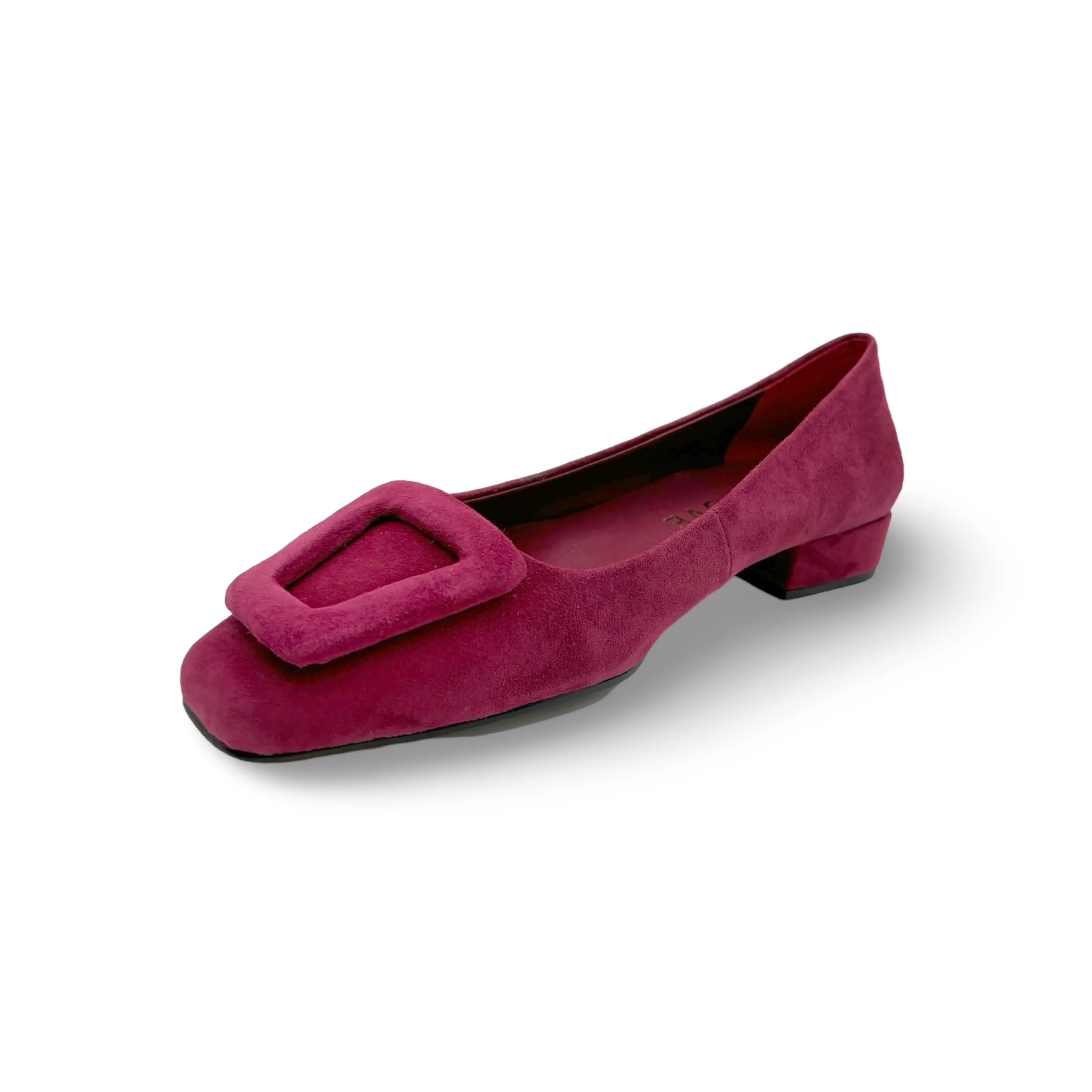 BR5115 Burgundy Suede Flat