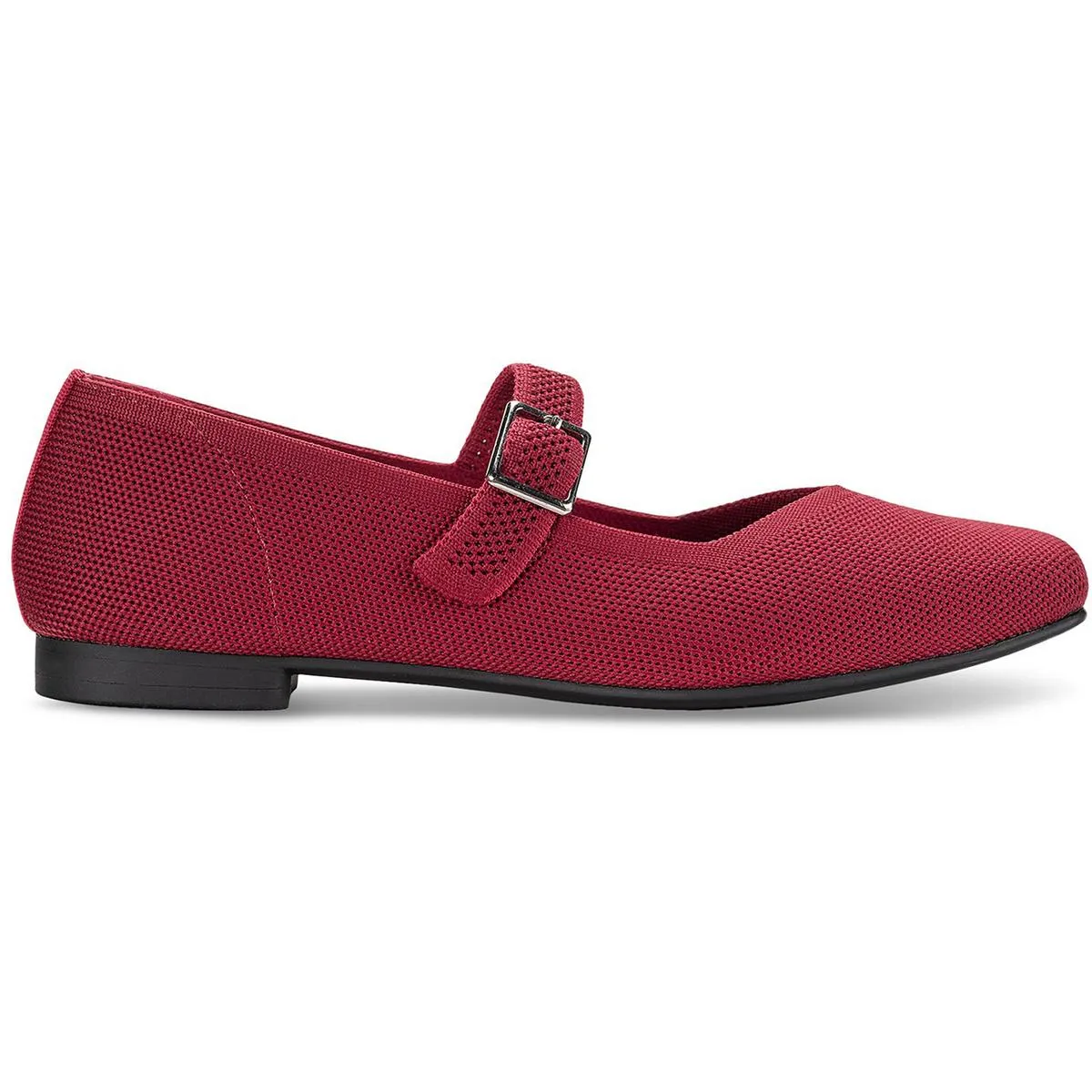 Broadwayy Womens Knit Square Toe Mary Janes