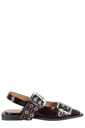 Buckle Ballerina Flats