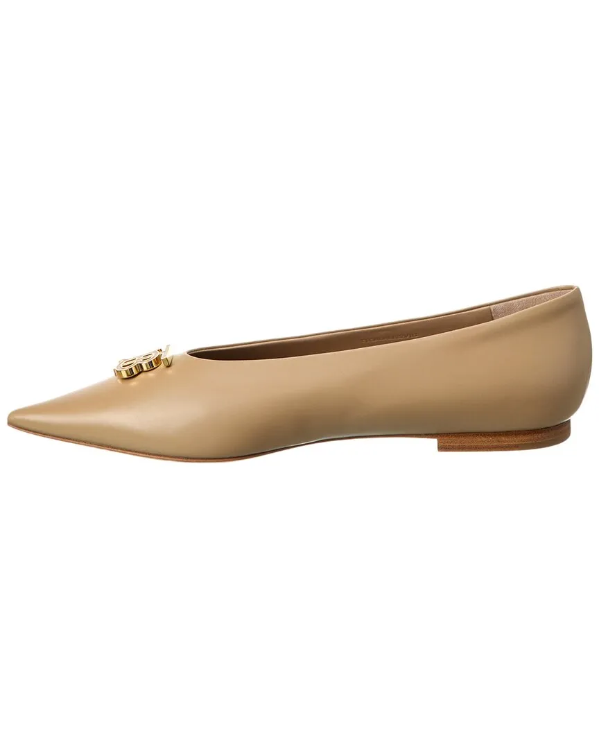Burberry Ezra Leather Flat