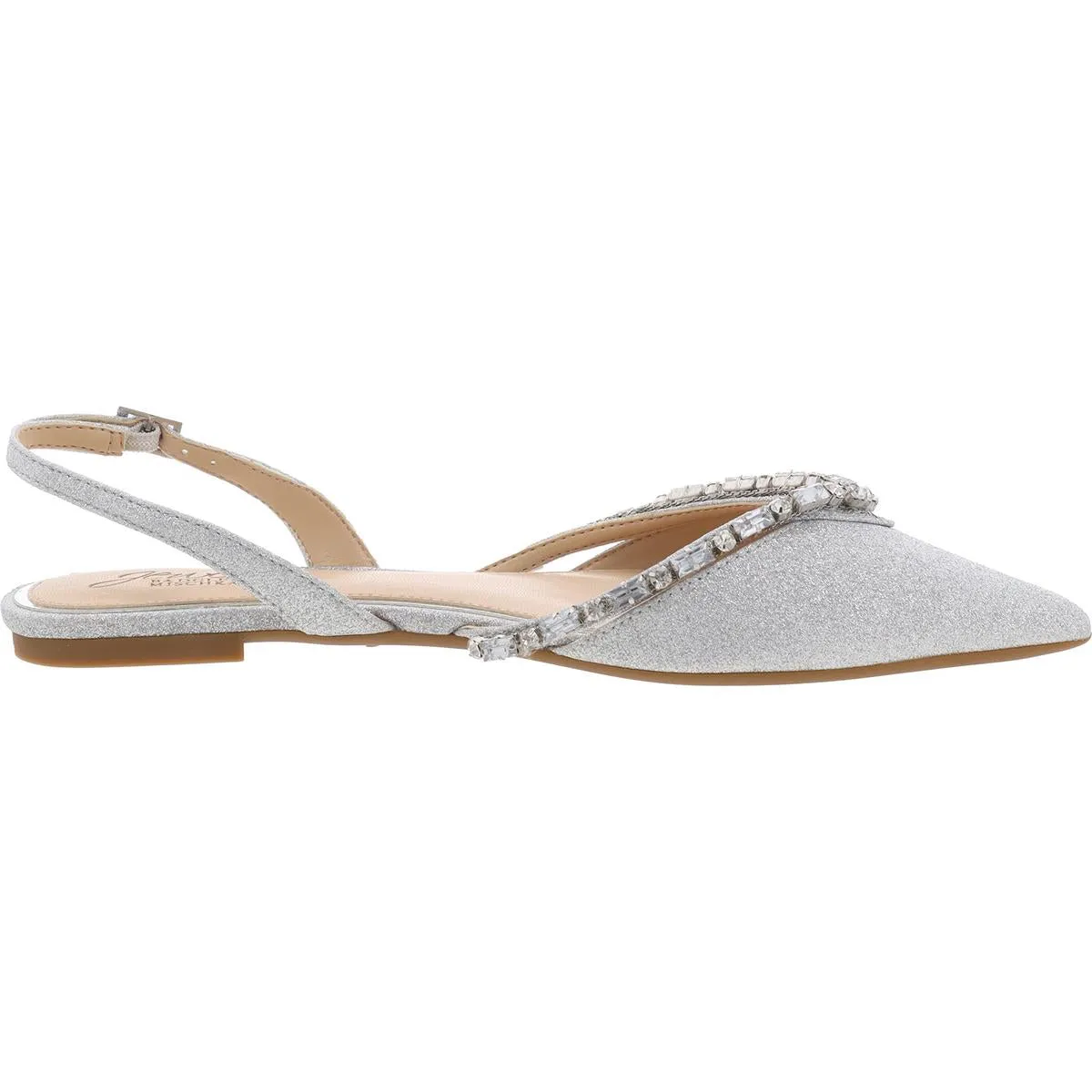 Camden Womens Glitter Embellished Slingbacks