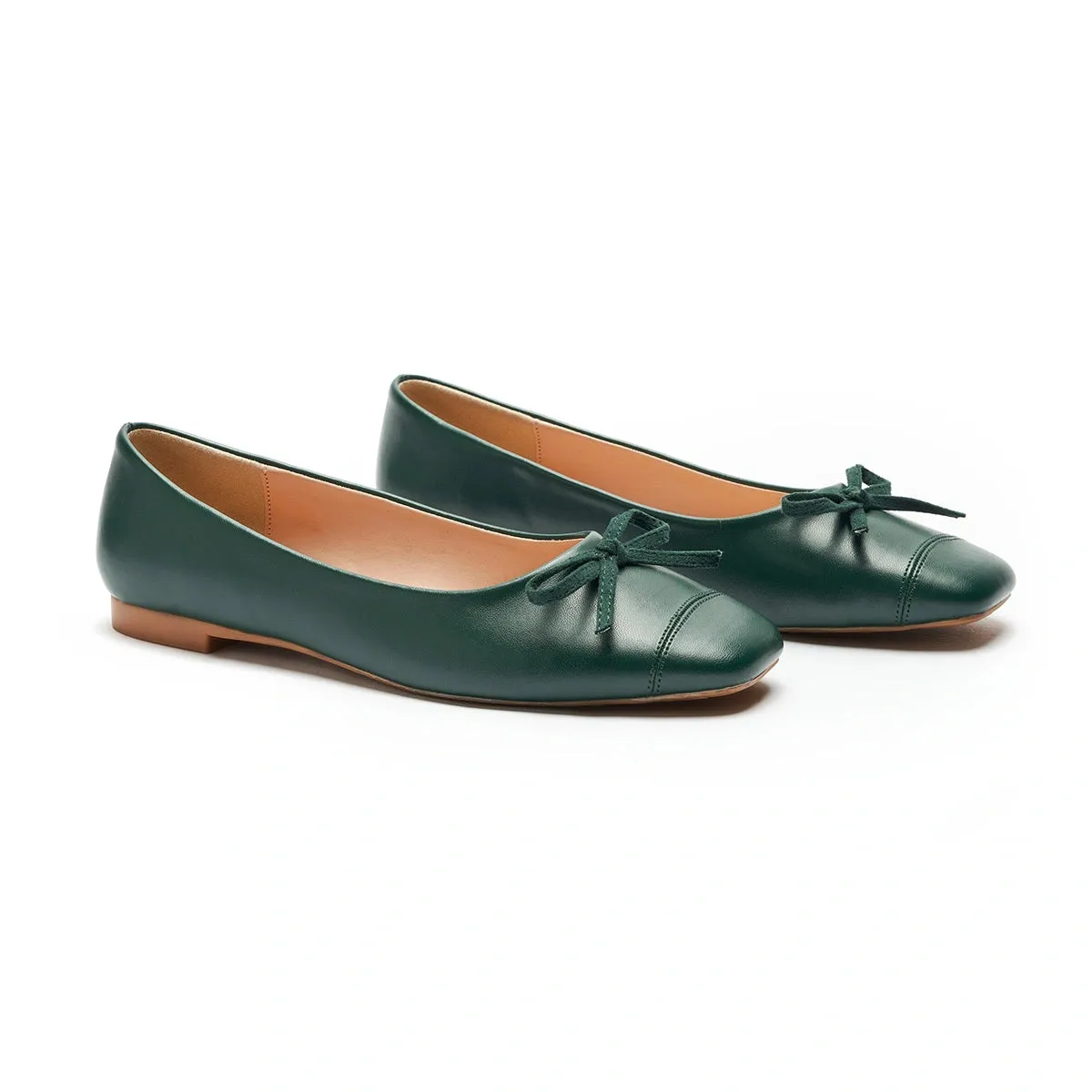 Cap-Toe Ballet Flats (Elena)