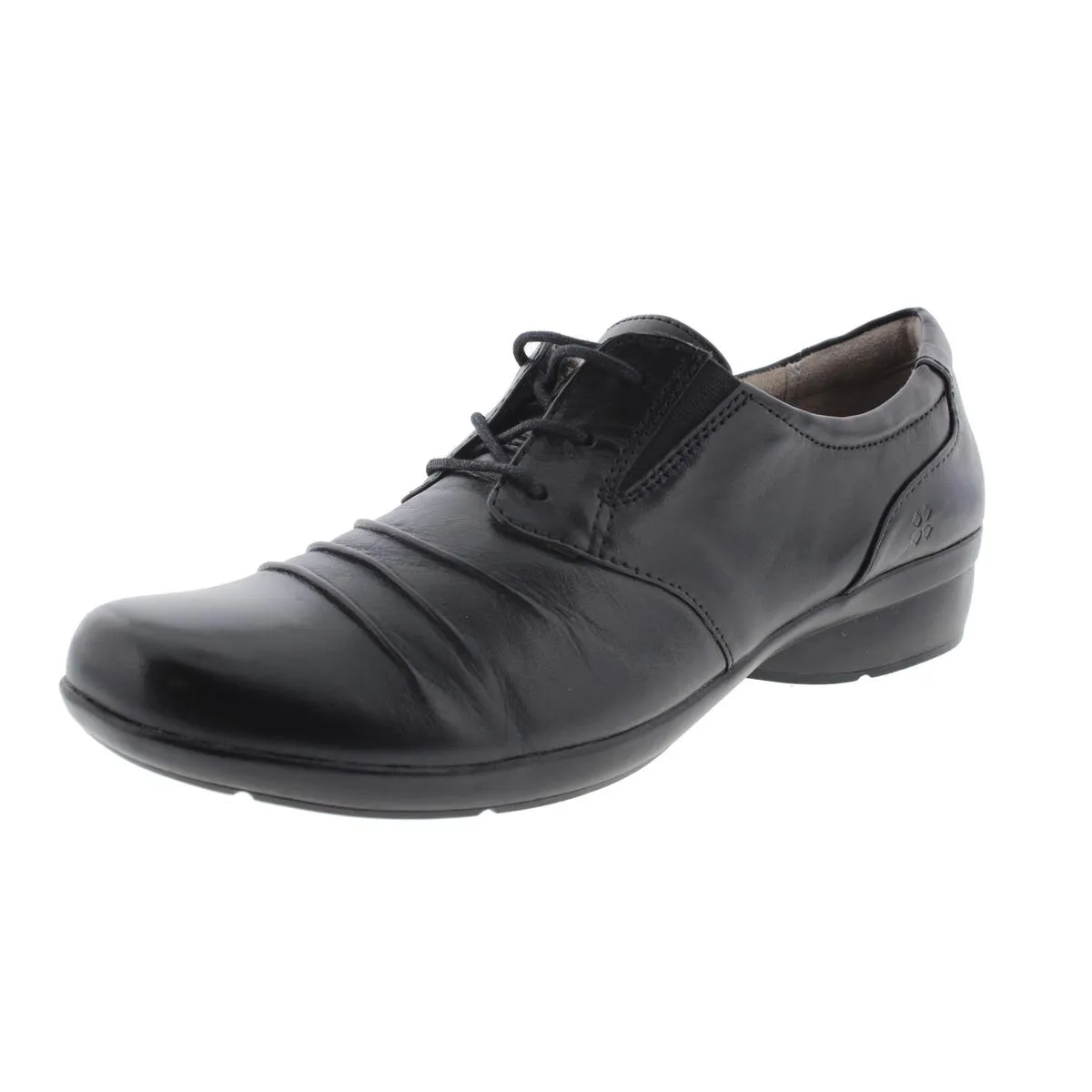 Carly Womens Leather Derby Oxfords