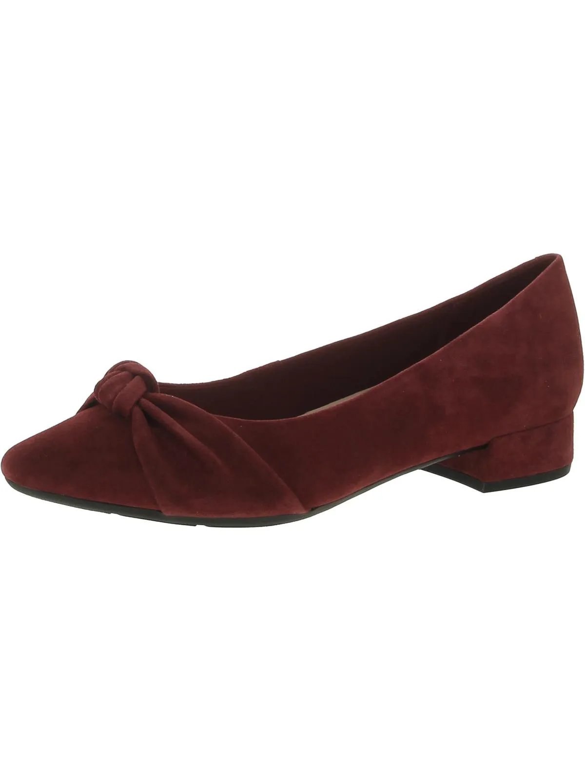 Caster Womens Suede Pointed Toe Dress Shoes