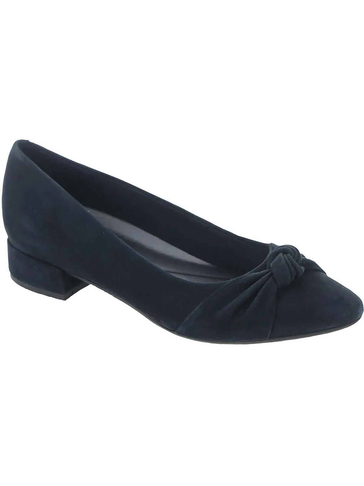 Caster Womens Suede Pointed Toe Dress Shoes