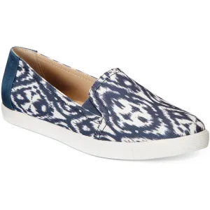 Charaa Womens Padded Insole Canvas Slip-On Sneakers