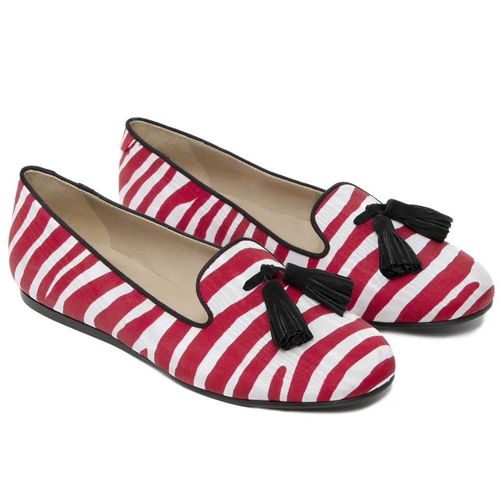Charles Philip Cotton Flat Women's Shoe