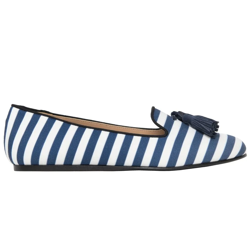 Charles Philip Cotton Flat Women's Shoe