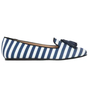 Charles Philip Cotton Flat Women's Shoe
