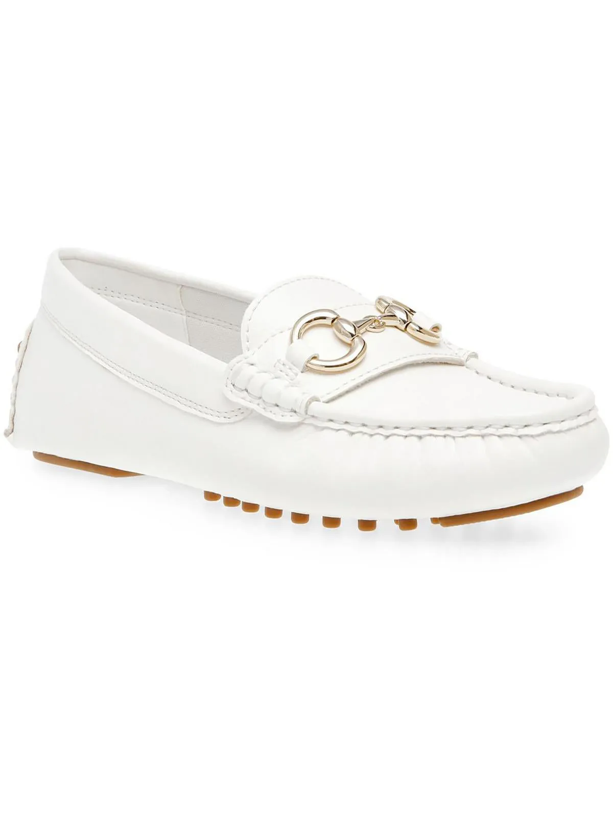 CHRYSTIE Womens Faux Leather Driving Moccasins Moccasins