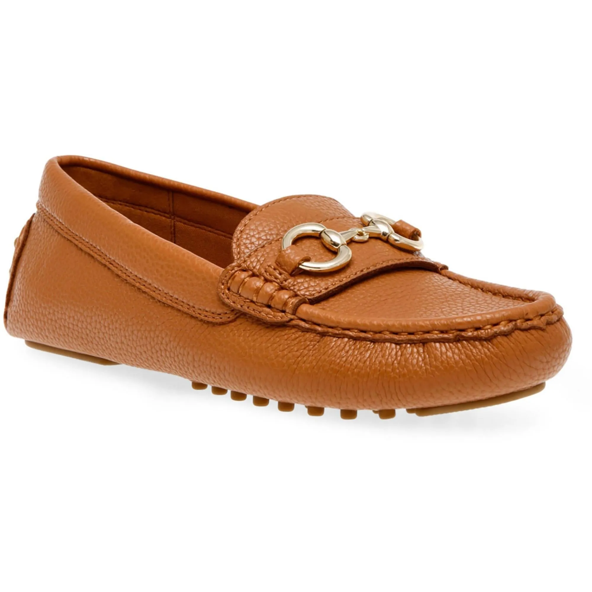 CHRYSTIE Womens Faux Leather Driving Moccasins Moccasins