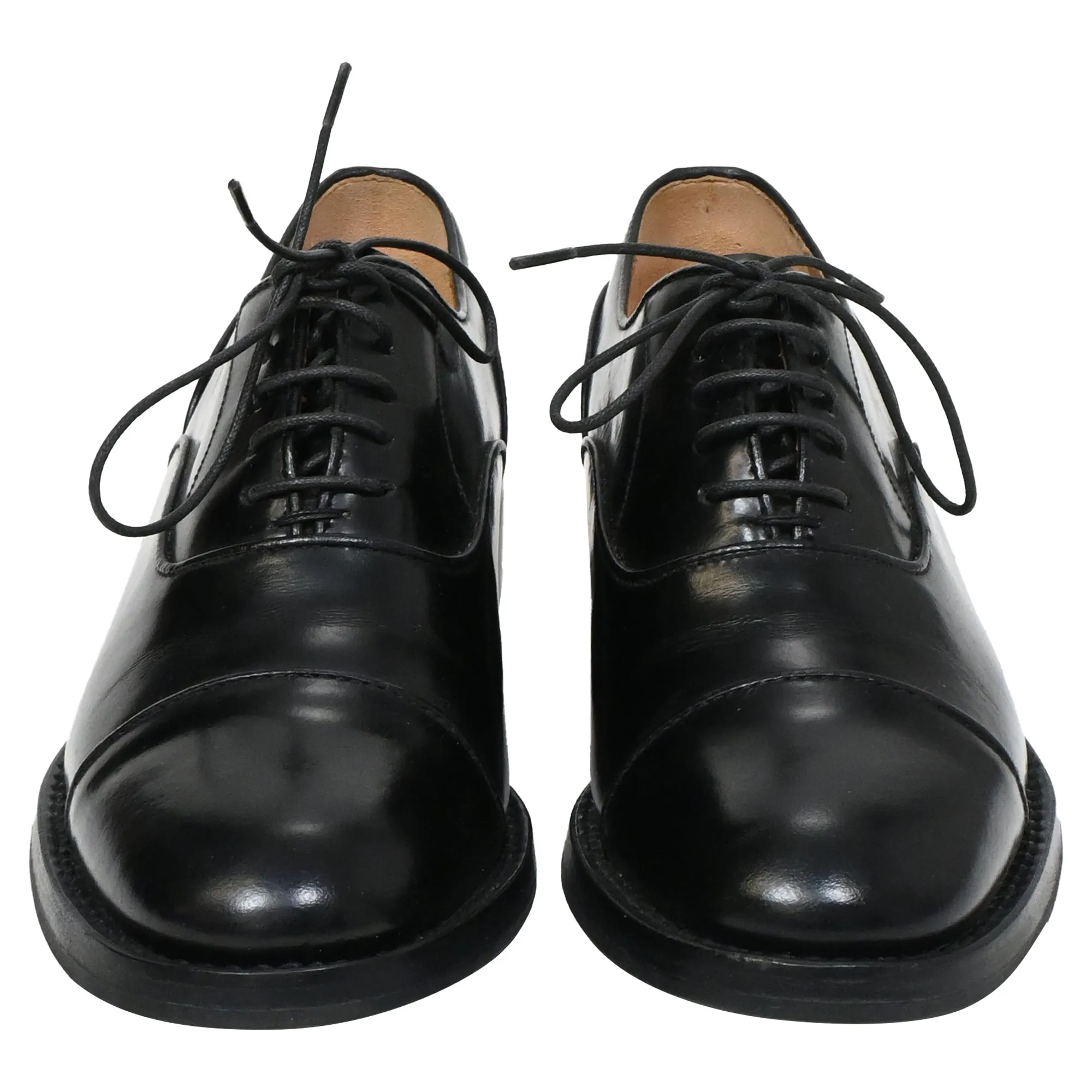 Church's Lace Up Oxfords in Black Leather