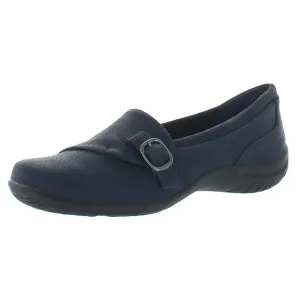 Cinnamon Womens Faux Suede Slip On Loafers