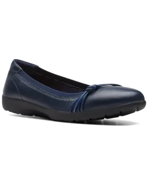 Clarks Meadow Rae Leather Flat