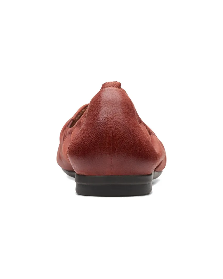 Clarks Rena Way Leather Flat