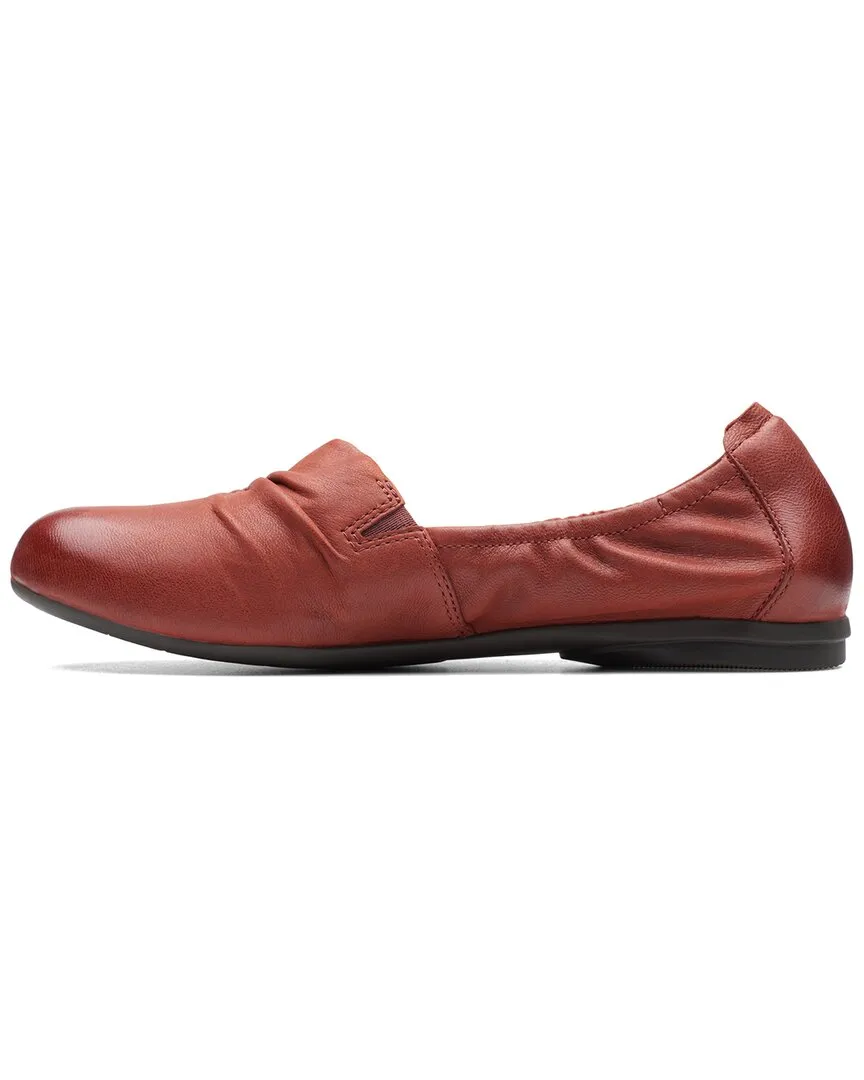 Clarks Rena Way Leather Flat
