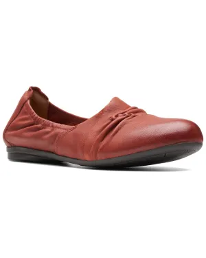 Clarks Rena Way Leather Flat