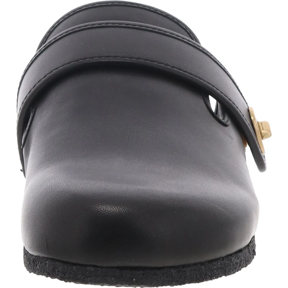 CLOGS Womens Buckle Manmade Clogs
