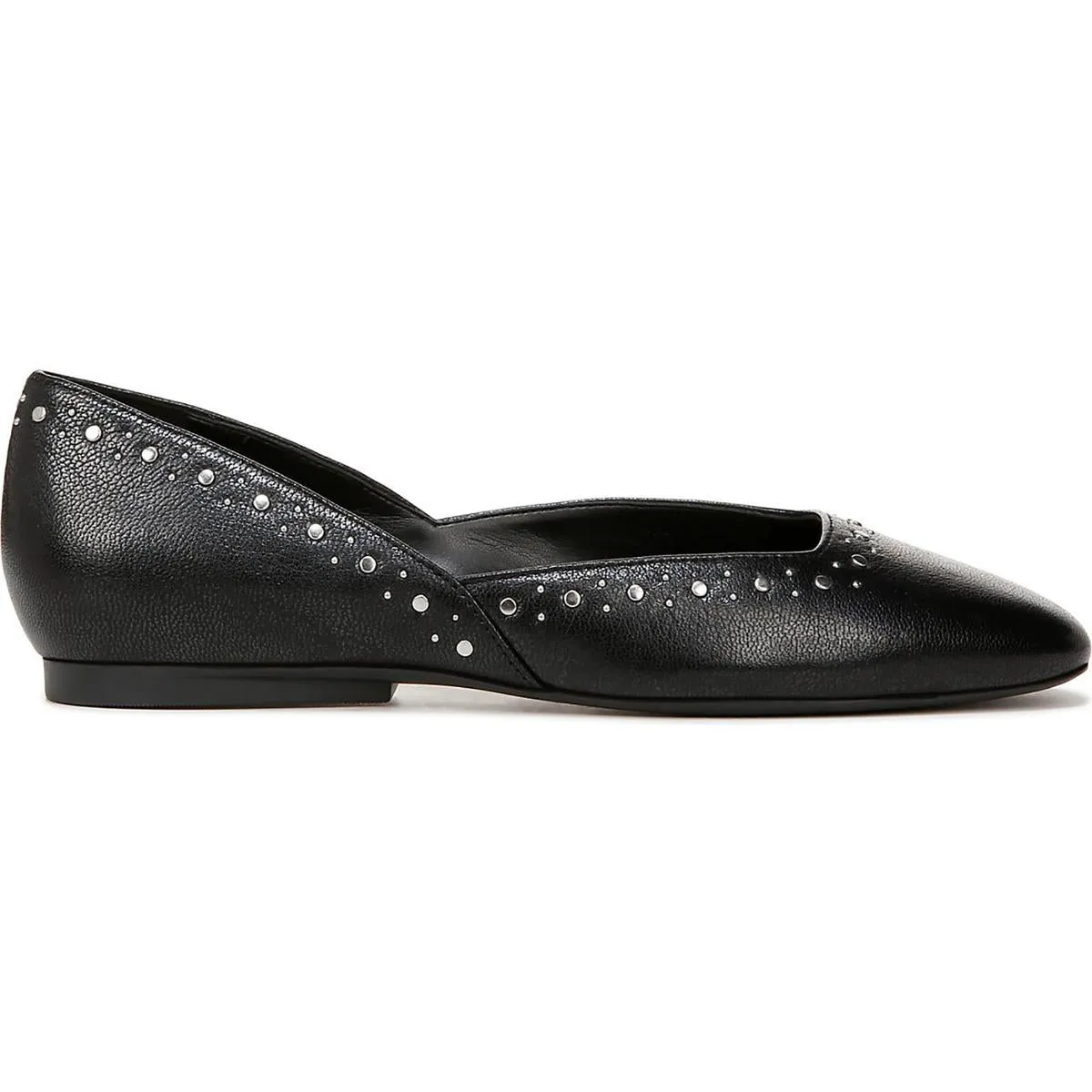 Cody 3 Womens Leather Square Toe Ballet Flats