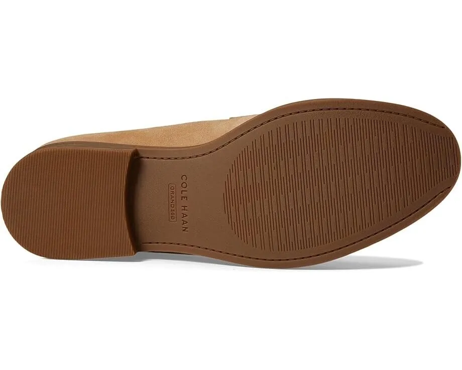 Cole Haan Stassi W28191 Women's US 8.5 Brown Suede Penny Loafer Shoes ZPO360 (Brown,8.5)