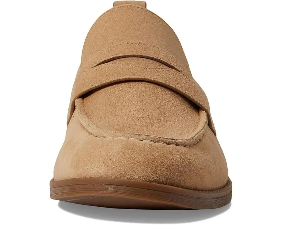 Cole Haan Stassi W28191 Women's US 8.5 Brown Suede Penny Loafer Shoes ZPO360 (Brown,8.5)