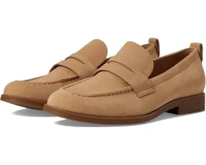Cole Haan Stassi W28191 Women's US 8.5 Brown Suede Penny Loafer Shoes ZPO360 (Brown,8.5)