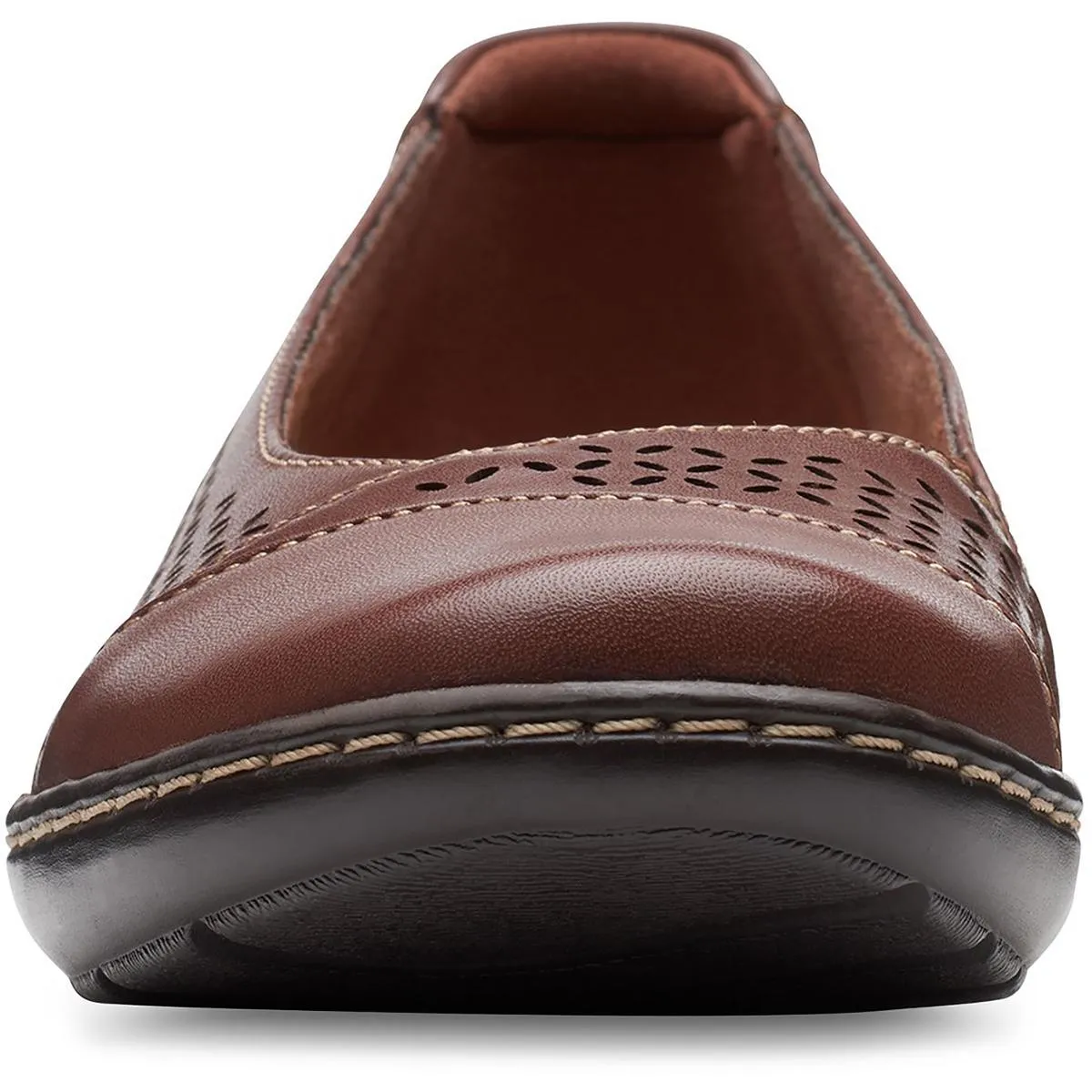 Cora Iris Womens Cushioned Footbed Slip-On Loafers