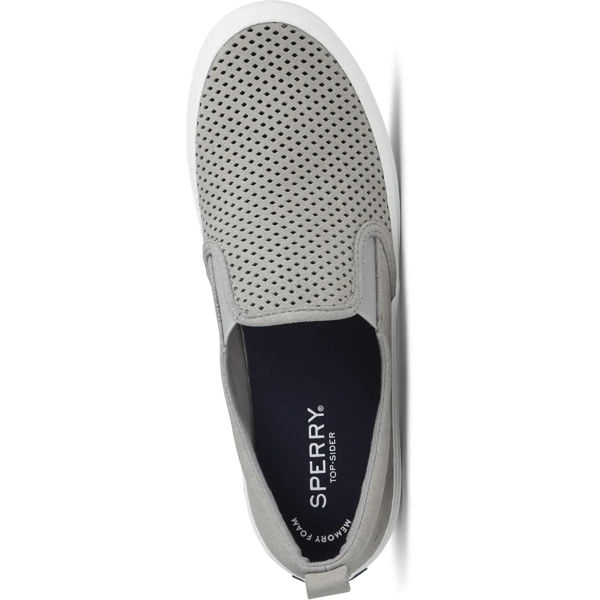 CREST SLIP ON Womens Faux Leather Slip On Flat Shoes