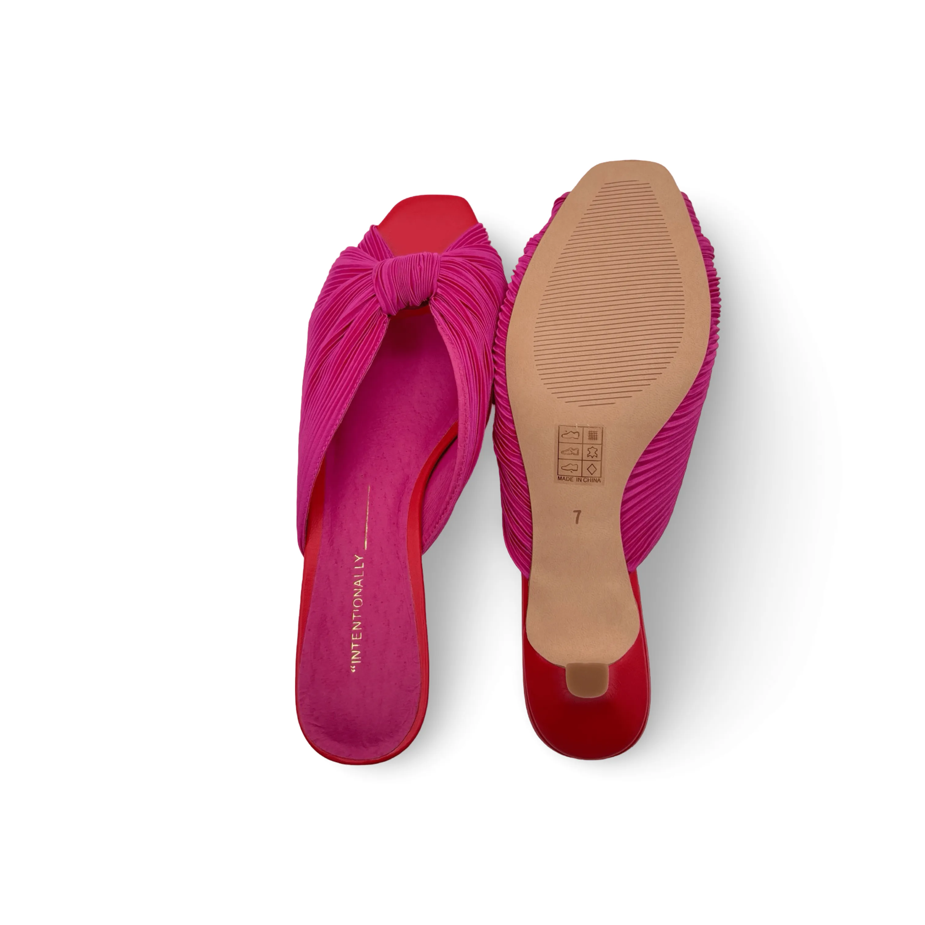 Curfew Flamingo Satin Leather Slide