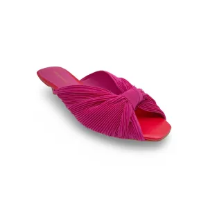 Curfew Flamingo Satin Leather Slide