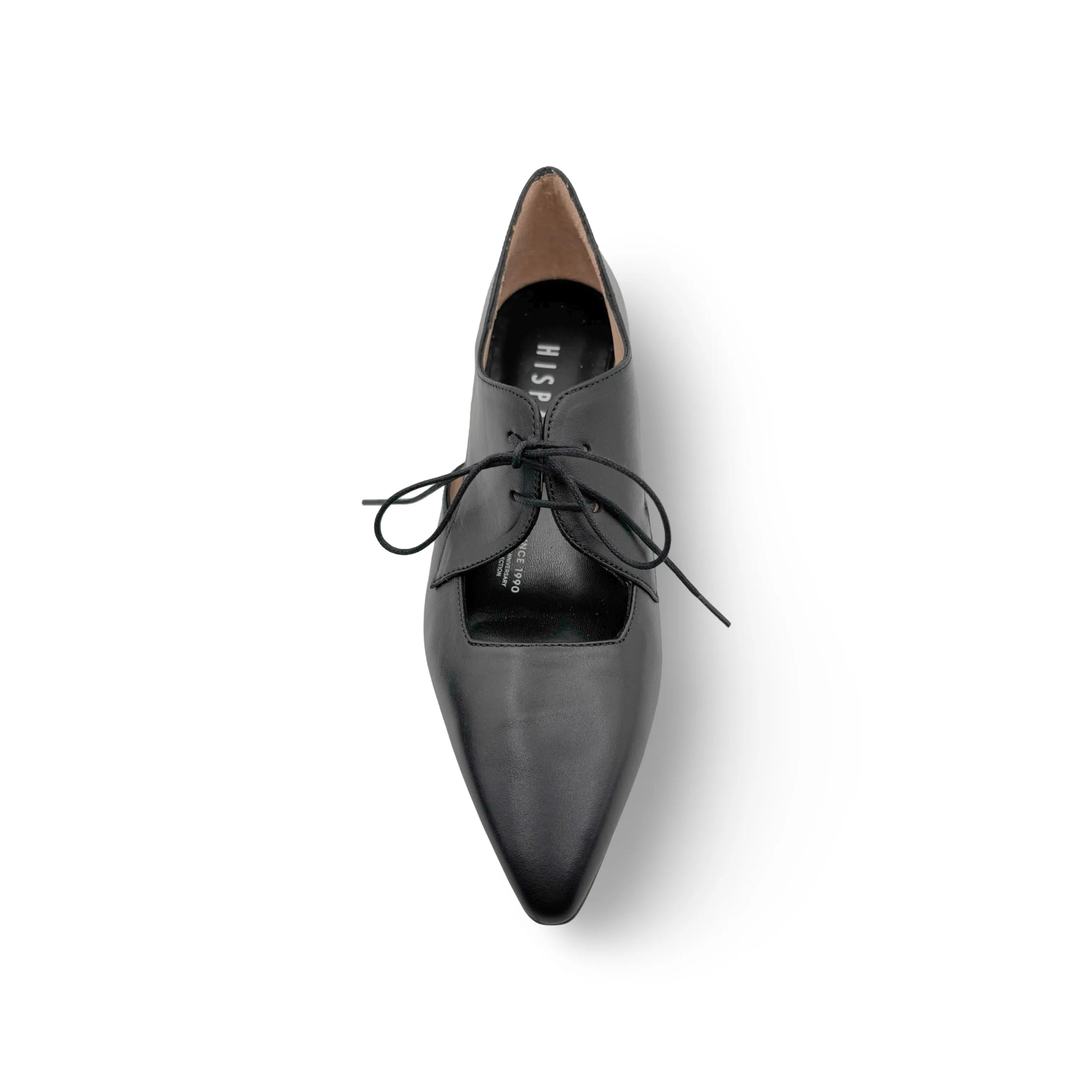 Dali Black Lace up Flat