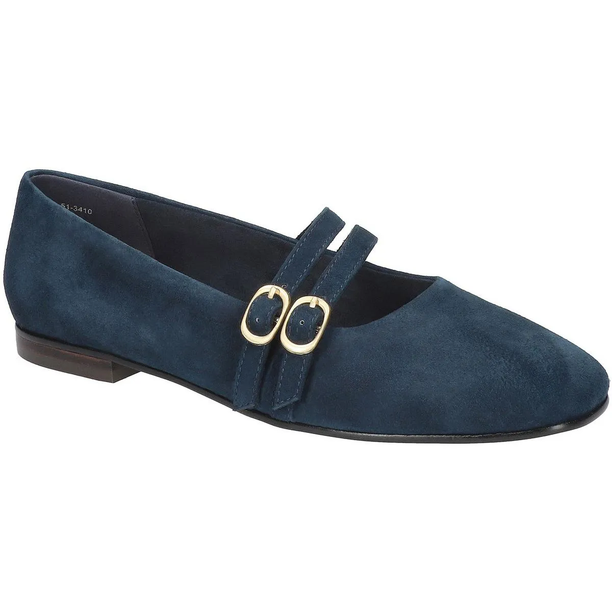 Davenport Womens Buckle Man Made Flat Shoes