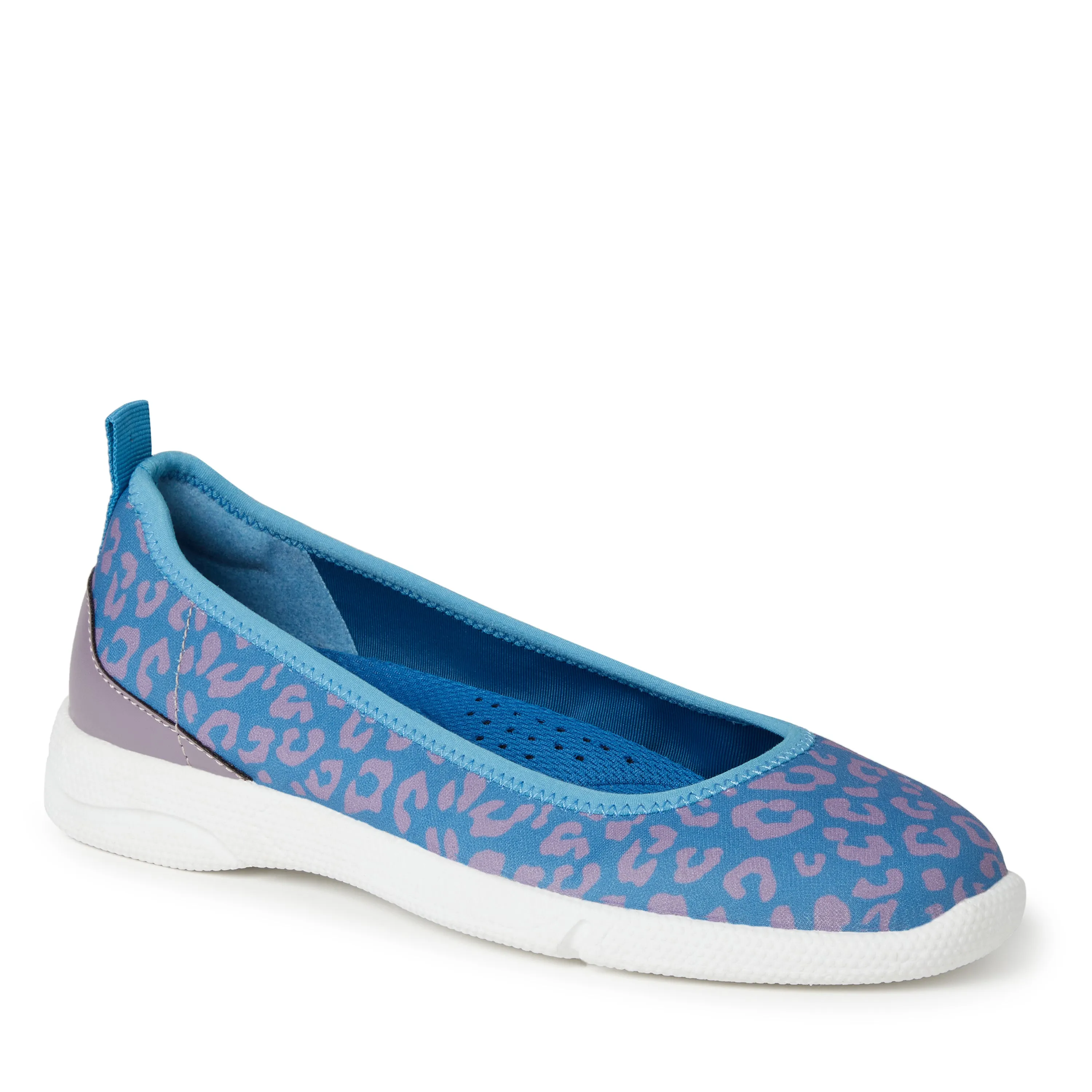 Dearfoams Women's Mia Ballet Flat Indoor/Outdoor Slip Ons