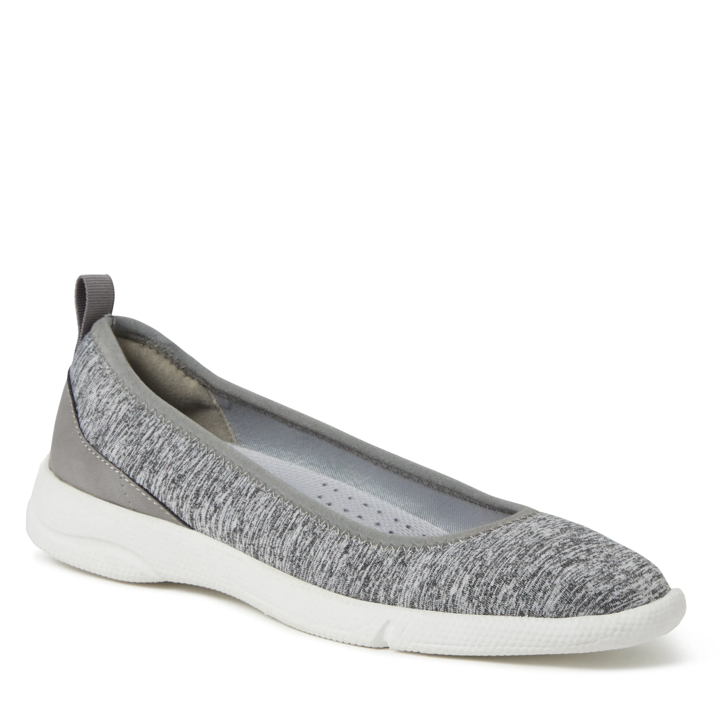 Dearfoams Women's Mia Ballet Flat Indoor/Outdoor Slip Ons