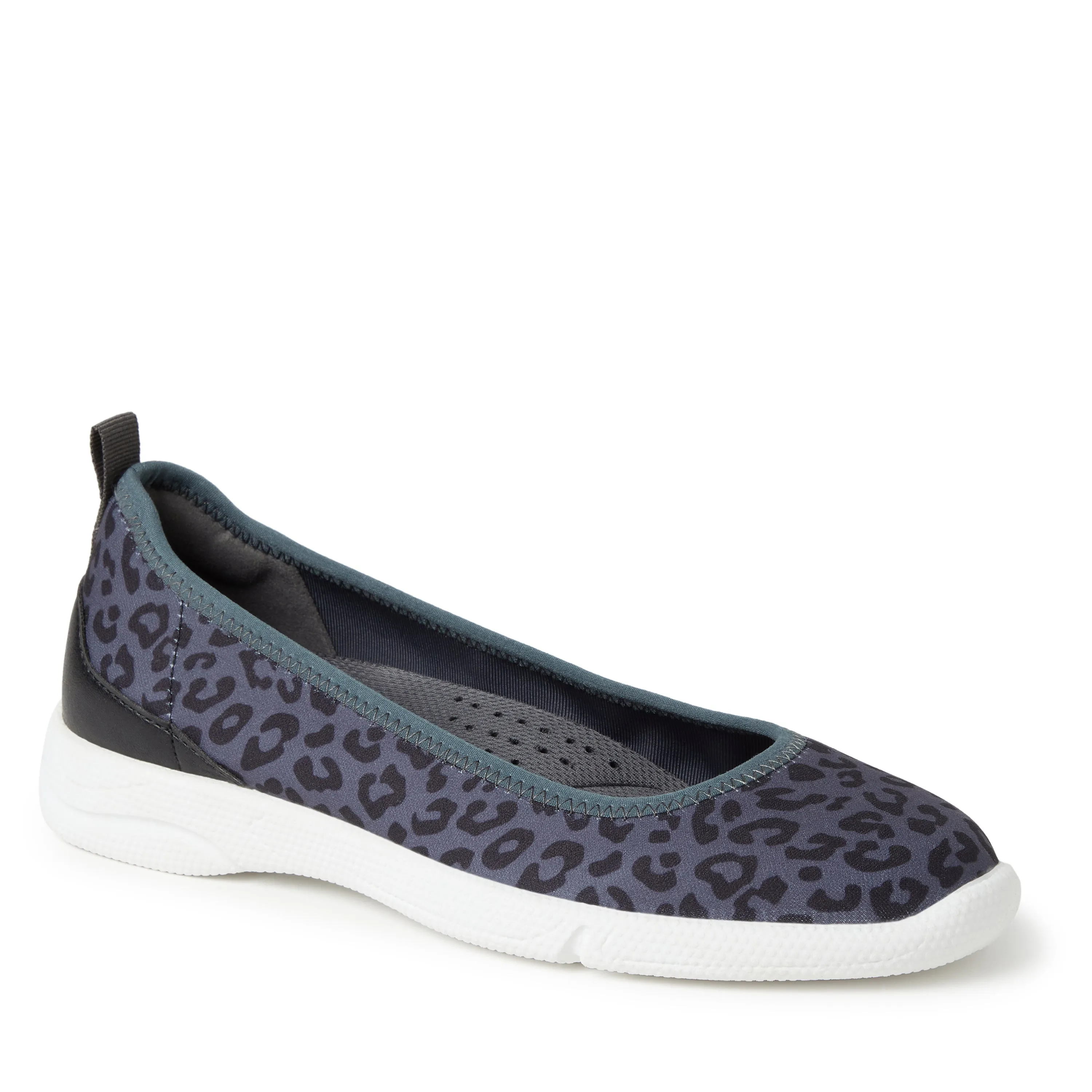 Dearfoams Women's Mia Ballet Flat Indoor/Outdoor Slip Ons